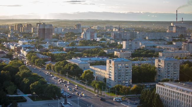 Вид на город Благовещенск Вид на город Благовещенск