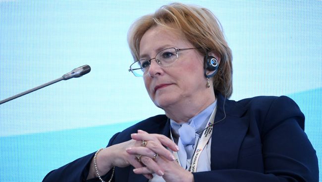 Министр здравоохранения РФ Вероника Скворцова на фестивале молодежи и студентов в Сочи. 16 октября 2017