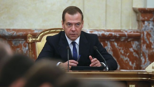 Председатель правительства РФ Дмитрий Медведев. Архивное фото