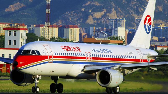 Самолет авиакомпании China Eastern. Архивное фото Самолет авиакомпании China Eastern. Архивное фото
