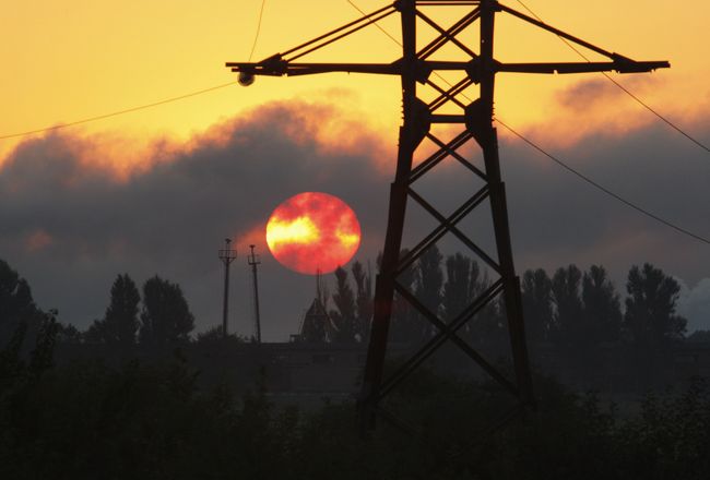 Пожар на военном складе в Харьковской области