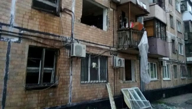 На месте взрыва в Донецке. 26 октября 2017 На месте взрыва в Донецке. 26 октября 2017