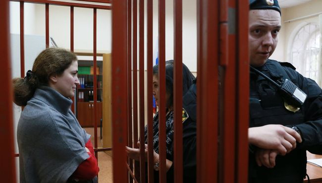 Директор Российского академического молодежного театра (РАМТ) Софья Апфельбаум в Басманном суде Москвы. Архивное фото