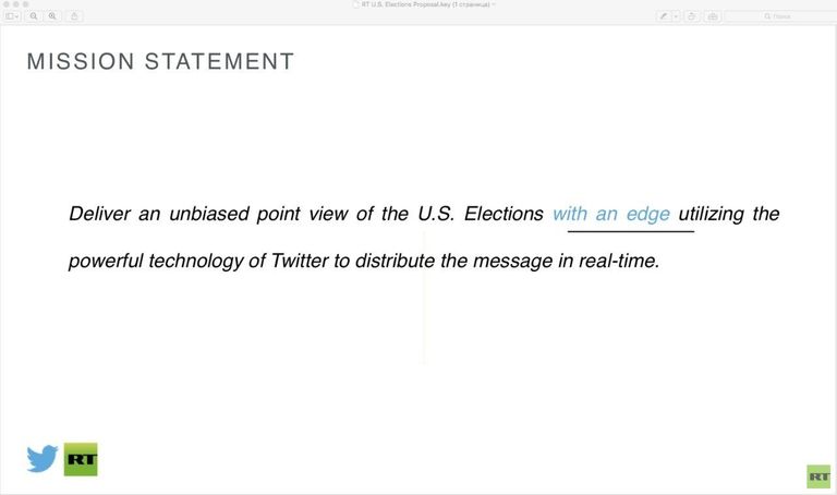 Презентация Twitter по предложению для RT Презентация Twitter по предложению для RT