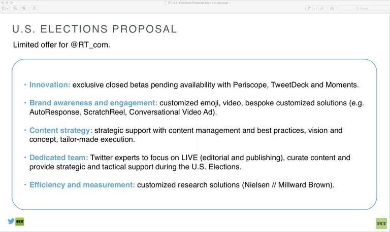 Презентация Twitter по предложению для RT Презентация Twitter по предложению для RT
