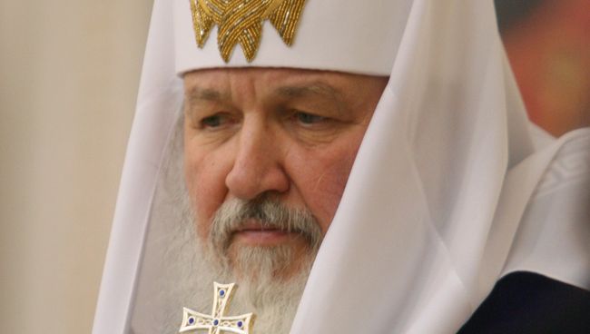 Патриарх Московский и всея Руси Кирилл. Архивное фото Патриарх Московский и всея Руси Кирилл. Архивное фото