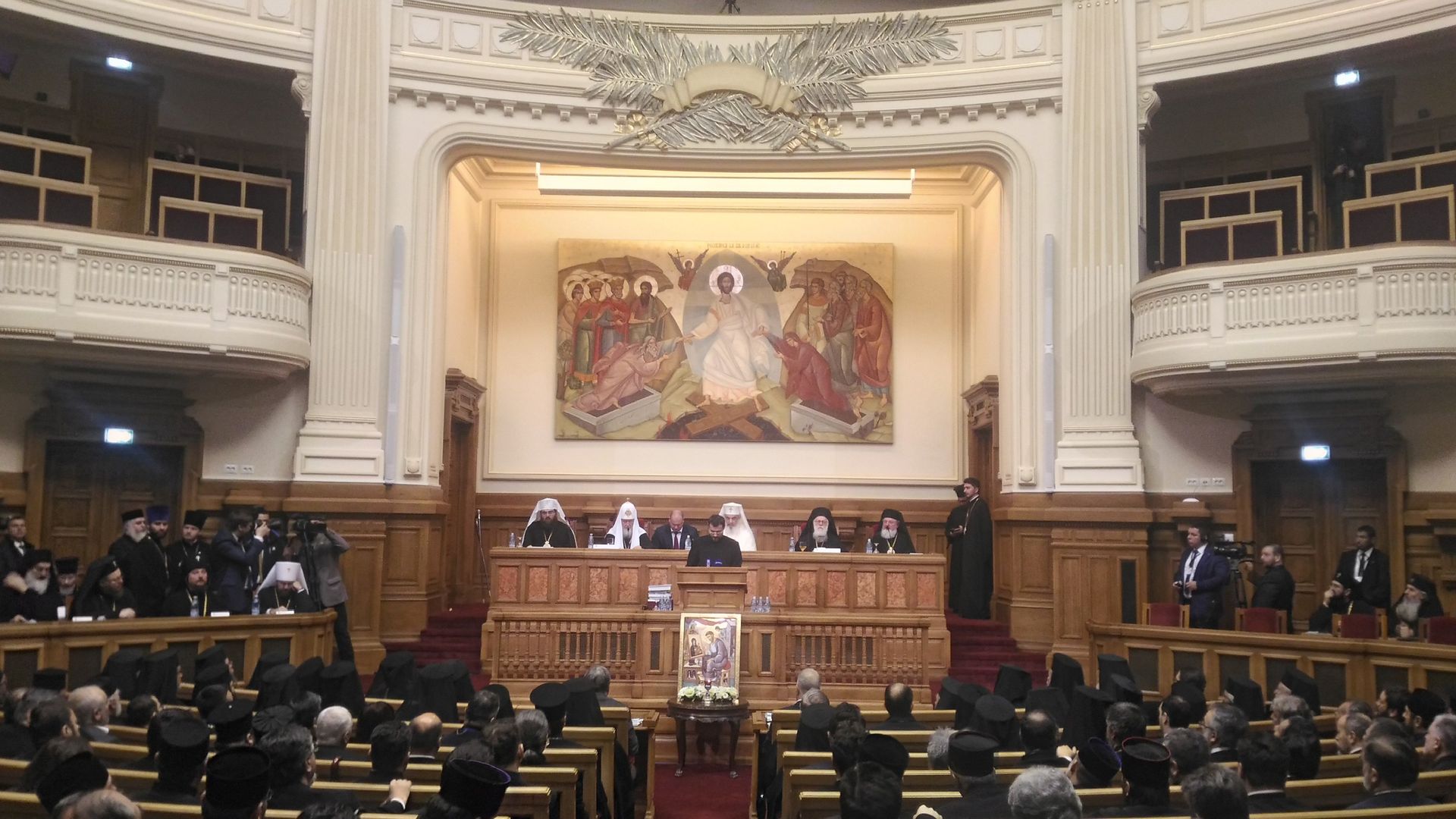Патриарх Кирилл на заседании священного синода Румынской православной церкви Патриарх Кирилл на заседании священного синода Румынской православной церкви - РИА Новости, 1920, 01.03.2024