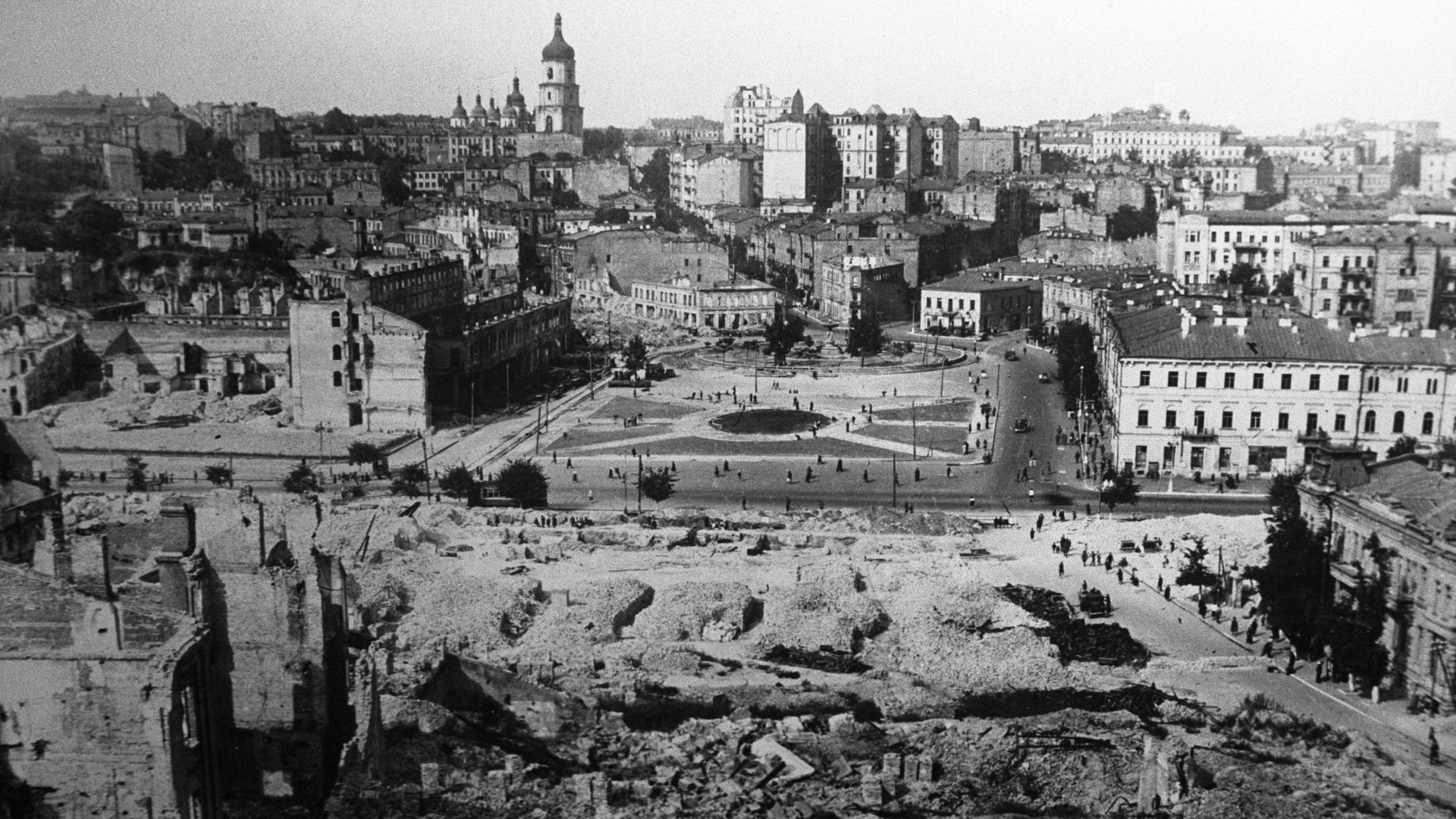Вид разрушенного Киева Вид разрушенного Киева - РИА Новости, 1920, 28.01.2021