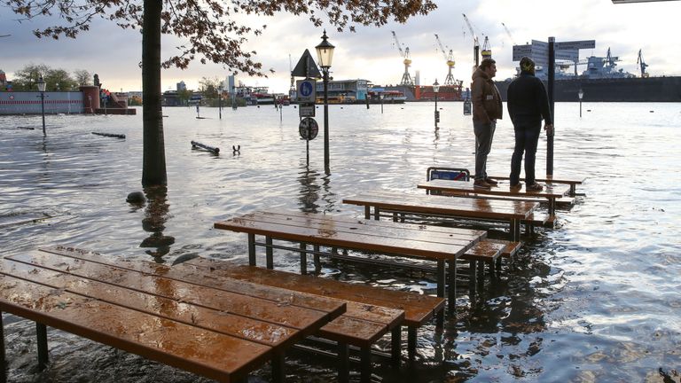 Последствия урагана Герварт в Германии. 29 октября 2017 Последствия урагана Герварт в Германии. 29 октября 2017