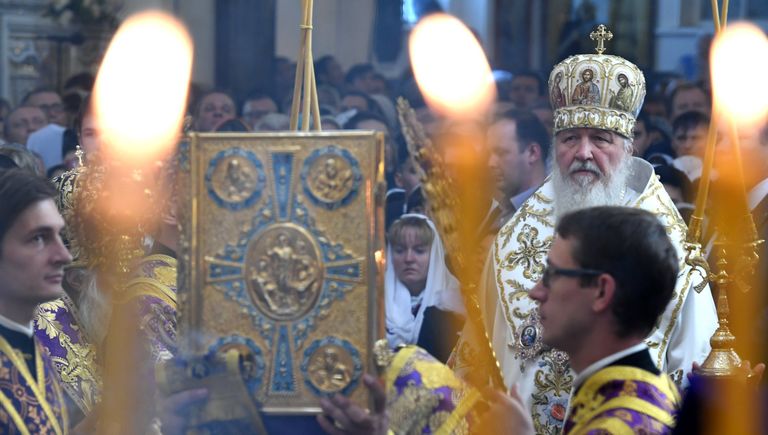 Патриарх Московский и Всея Руси Кирилл совершает чин освящения Успенского кафедрального собора в Ташкенте Патриарх Московский и Всея Руси Кирилл совершает чин освящения Успенского кафедрального собора в Ташкенте