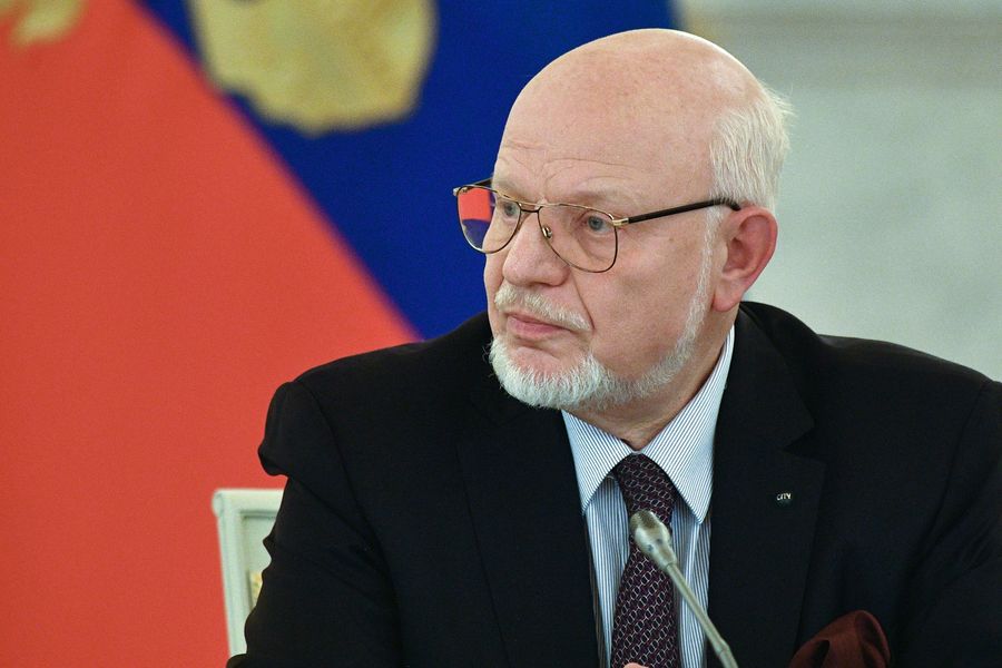 Председатель СПЧ Михаил Федотов на заседании совета. 30 октября 2017