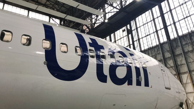 Самолет авиакомпании Utair