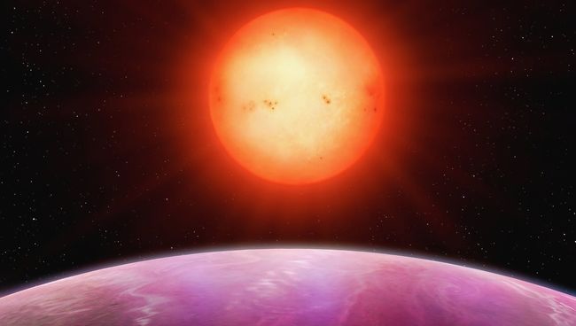 Планета NGTS-1b в представлении художника Планета NGTS-1b в представлении художника