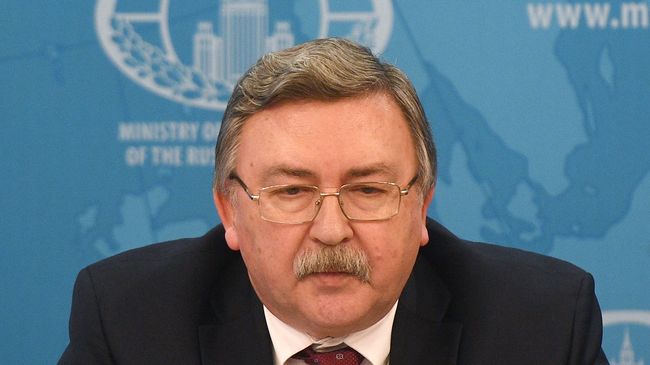 Михаил Ульянов во время совместного брифинга МИД России, Минобороны России и Минпромторга России. 2 ноября 2017 Михаил Ульянов во время совместного брифинга МИД России, Минобороны России и Минпромторга России. 2 ноября 2017