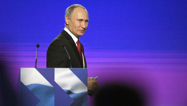 Президент РФ Владимир Путин. 3 ноября 2017