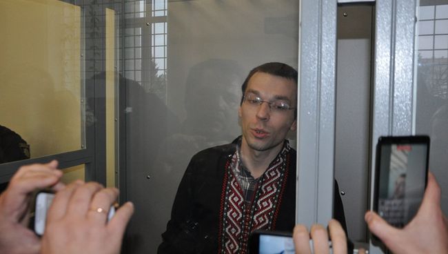 Журналист Василий Муравицкий в Королевском районном суде Житомира, Украина Журналист Василий Муравицкий в Королевском районном суде Житомира, Украина