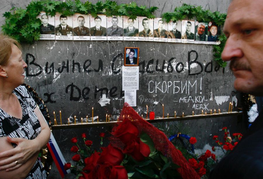 Траурные мероприятия в Беслане