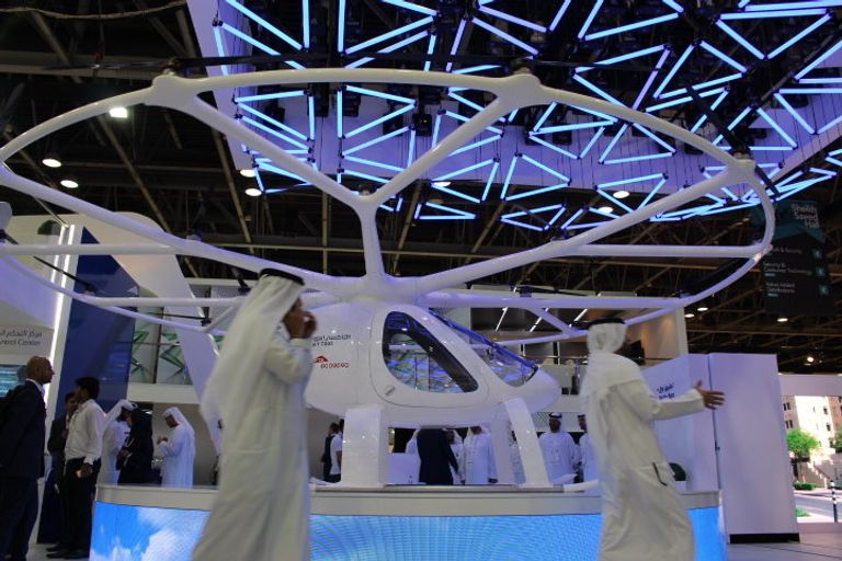 Аэротакси на выставке GITEX-2017 в Дубае Аэротакси на выставке GITEX-2017 в Дубае