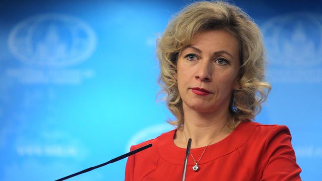 Официальный представитель МИД РФ Мария Захарова во время брифинга по текущим вопросам внешней политики. 9 ноября 2017