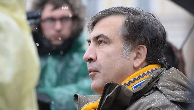 Михаил Саакашвили во время акции протеста в Киеве, Украина. 12 ноября 2017 Михаил Саакашвили во время акции протеста в Киеве, Украина. 12 ноября 2017