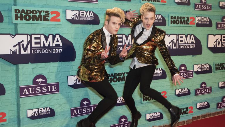 Ирландский поп-дуэт Джедвард до церемонии MTV Europe Music Awards