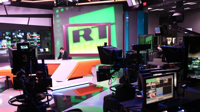 Студия телеканала RT в Москве Студия телеканала RT в Москве