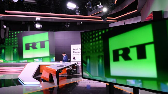 Студия телеканала RT в Москве, Архивное фото Студия телеканала RT в Москве, Архивное фото