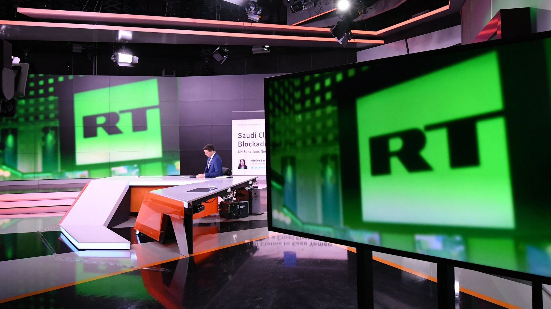 Студия телеканала RT Студия телеканала RT - РИА Новости, 1920, 10.04.2025