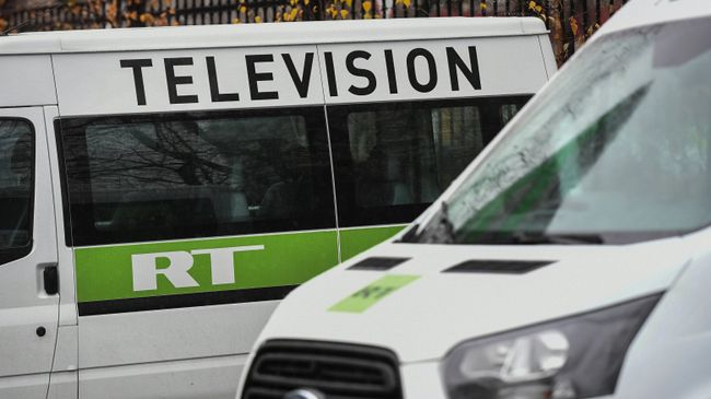 Автомобили телеканала RT. Архивное фото Автомобили телеканала RT. Архивное фото