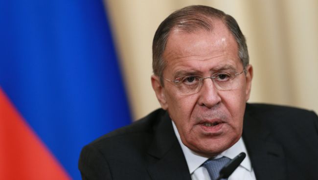 Министр иностранных дел РФ Сергей Лавров во время совместной пресс-конференции в Москве с министром иностранных дел Белоруссии Владимиром Макеем. Архивное фото Министр иностранных дел РФ Сергей Лавров во время совместной пресс-конференции в Москве с министром иностранных дел Белоруссии Владимиром Макеем. Архивное фото