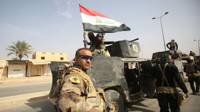 Иракские военные в провинции Анбар в районе ирако-сирийской границы. Архивное фото