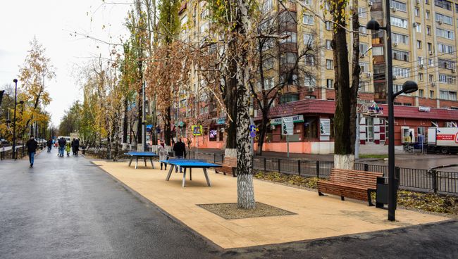Благоустройство бульвара на улице Рахова в Саратове Благоустройство бульвара на улице Рахова в Саратове