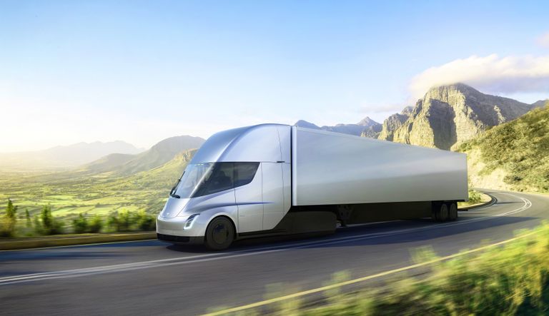Грузовик Tesla Semi Грузовик Tesla Semi