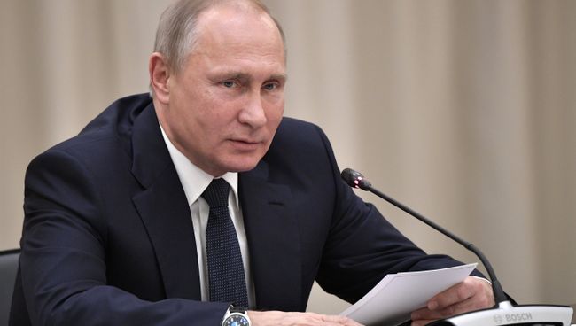 Президент РФ Владимир Путин. Архивное фото Президент РФ Владимир Путин. Архивное фото
