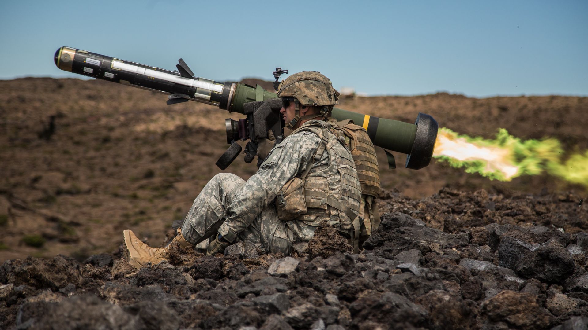 Американский переносной противотанковый ракетный комплекс (ПТРК) FGM-148 Javelin Американский переносной противотанковый ракетный комплекс (ПТРК) FGM-148 Javelin - РИА Новости, 1920, 01.03.2022