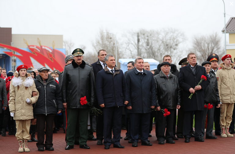 Открытие памятной стелы Город воинской славы в Калаче-на-Дону, Волгоградская область