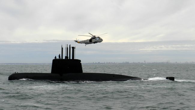 Подводная лодка Сан-Хуан ВМС Аргентины. Архивное фото Подводная лодка Сан-Хуан ВМС Аргентины. Архивное фото