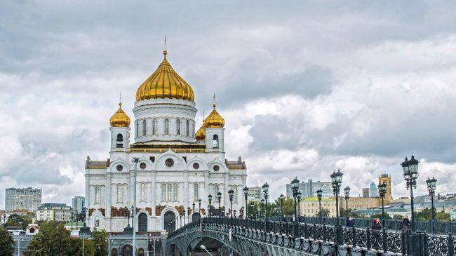 Храм Христа Спасителя. Архивное фото Храм Христа Спасителя. Архивное фото