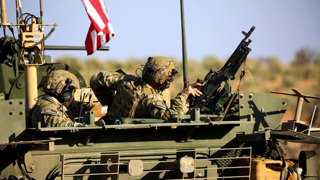 Американские военные в Сирии. Архивное фото Американские военные в Сирии. Архивное фото
