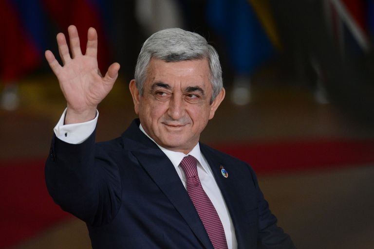 Президент Армении Серж Саргсян перед началом 5-го Саммита Восточного партнерства в Брюсселе. 24 ноября 2017 Президент Армении Серж Саргсян перед началом 5-го Саммита Восточного партнерства в Брюсселе. 24 ноября 2017