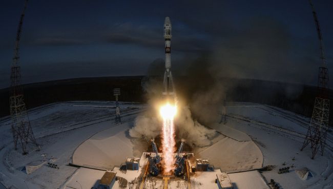 Запуск ракеты-носителя с космодрома Восточный. Архивное фото