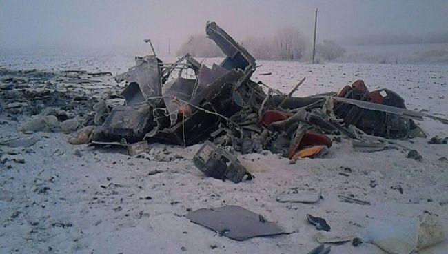 Место жесткой посадки вертолета в Тамбовской области. 28 ноября 2017 Место жесткой посадки вертолета в Тамбовской области. 28 ноября 2017