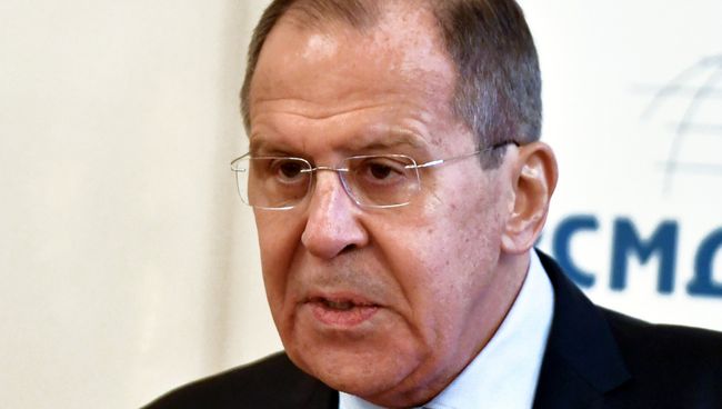 Министр иностранных дел России Сергей Лавров. Архивное фото
