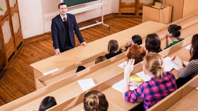 Лекция в университете