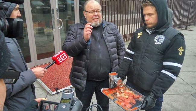 Антиабортная акция православных активистов в Москве Антиабортная акция православных активистов в Москве