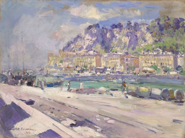 Картина Порт в Ницце Константина Коровина, 1922 Картина Порт в Ницце Константина Коровина, 1922