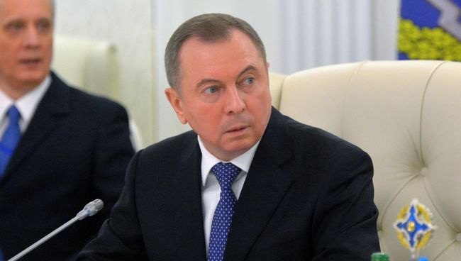 Министр иностранных дел Белоруссии Владимир Макей. Архивное фото Министр иностранных дел Белоруссии Владимир Макей. Архивное фото