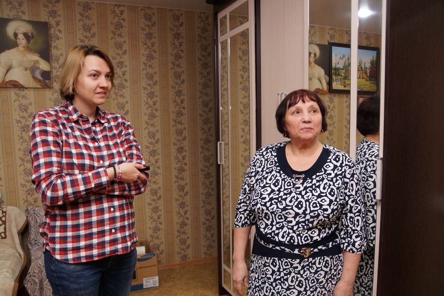 Татьяна Варежкина, жительница нового дома в Чебоксарах Татьяна Варежкина, жительница нового дома в Чебоксарах