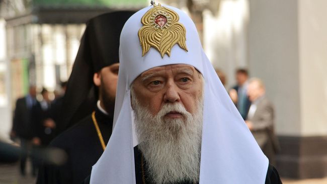 Глава Украинской православной церкви Киевского патриархата патриарх Филарет. Архивное фото Глава Украинской православной церкви Киевского патриархата патриарх Филарет. Архивное фото