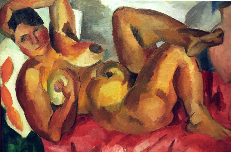Картина Роберта Фалька Обнаженная. Крым, 1916 год Картина Роберта Фалька Обнаженная. Крым, 1916 год
